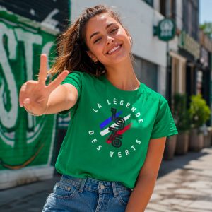 T shirt  La Légende des Verts /1976